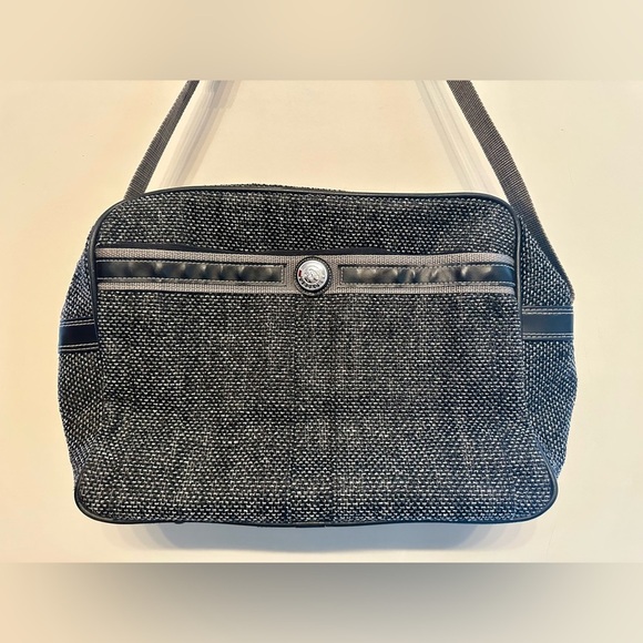 Vintage Jordache Black and Gray Unisex Messenger Bag/Weekender - Picture 6 of 8